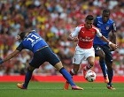 during the Emirates Cup match between Arsenal and AS Monaco at the Emirates Stadium on August 3, 2014 in London, England.